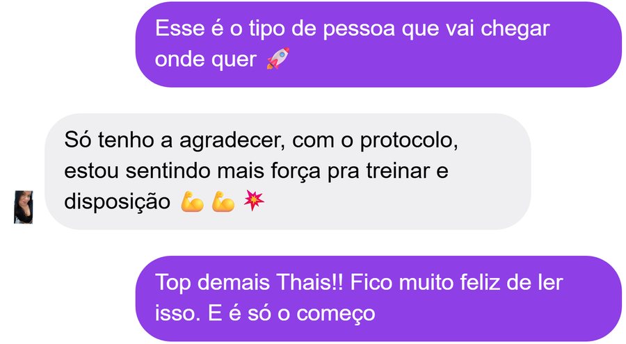 Aluna relata mais força e disposição para treinar