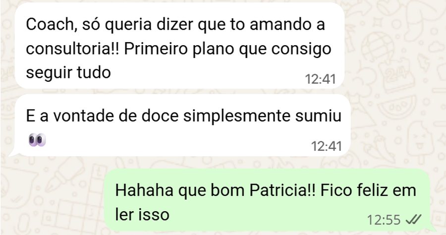 Aluna diz que é o primeiro plano que consegue seguir