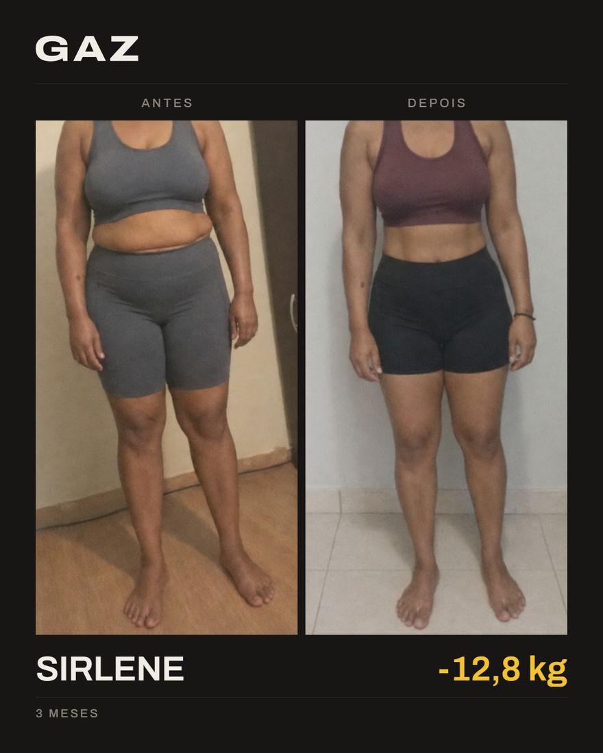 Sirlene, −12,8 kg em 3 meses