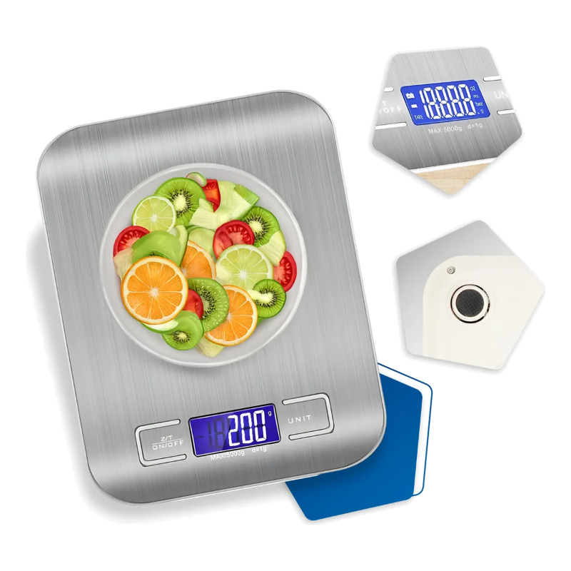Balança digital de cozinha 10kg Inox
